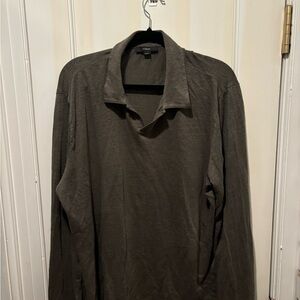 VINCE Men’s Long Sleeve Collared Shirt XL